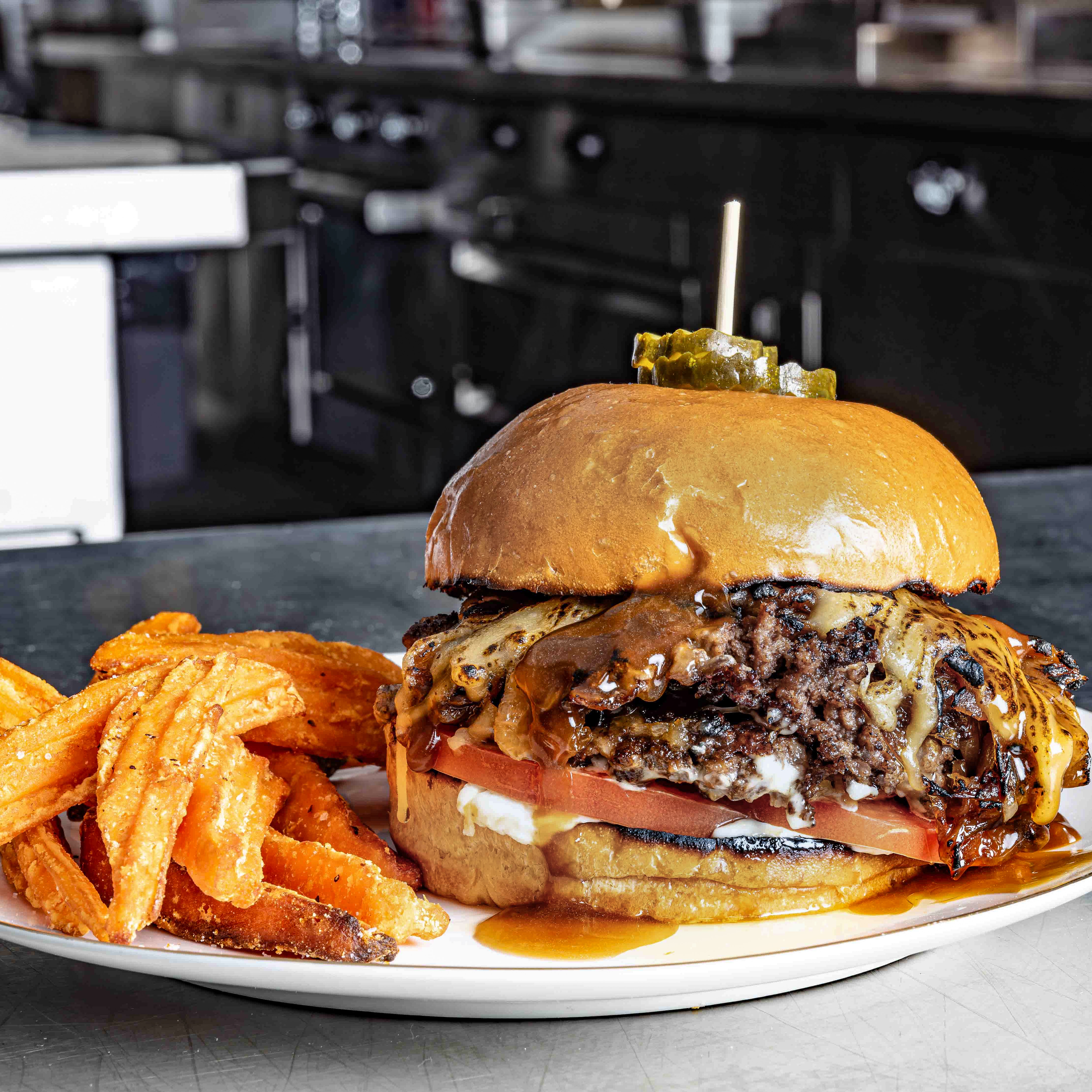 French Onion Burger French Onion Burger